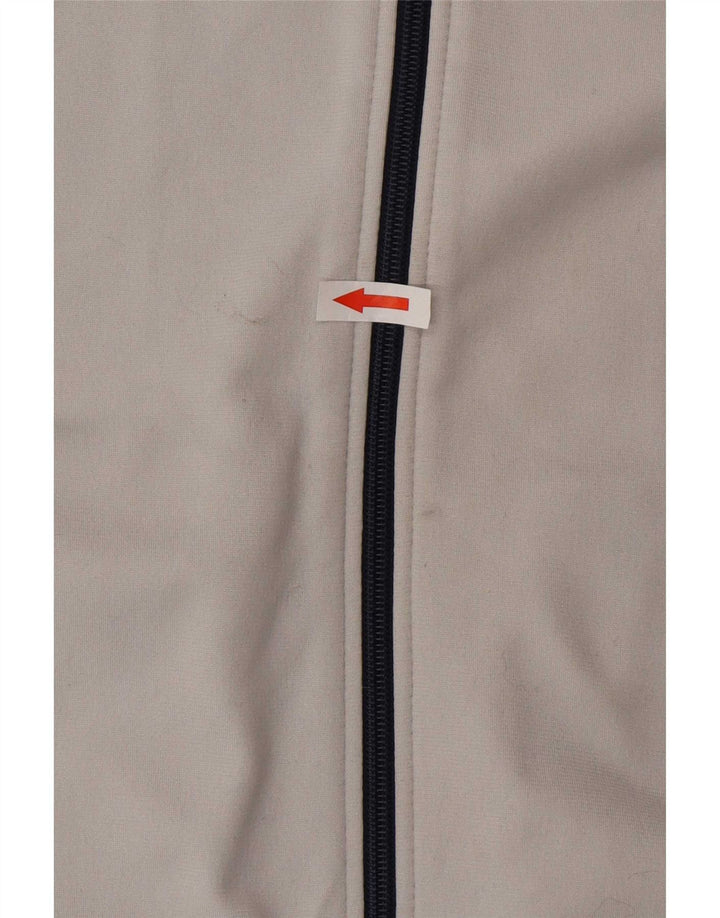 Asics Hombre Chándal Top Chaqueta Grande Gris Colorblock