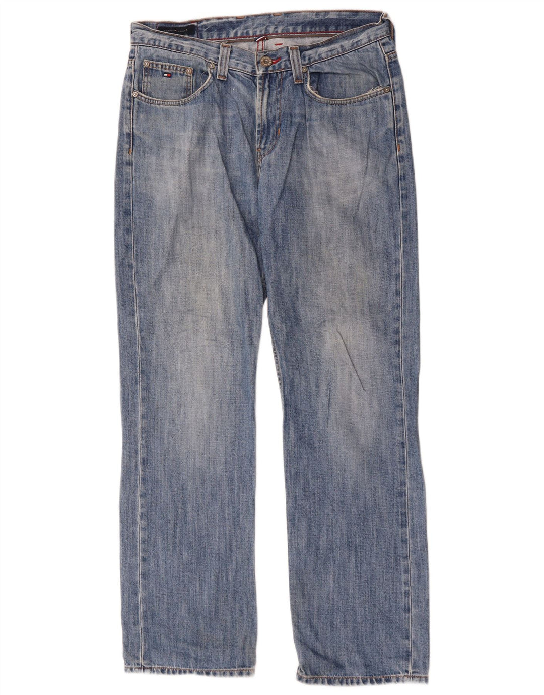 Tommy Hilfiger Vaqueros rectos para hombre W32 L32 Algodón azul