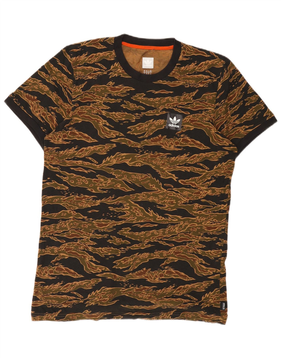 Camiseta ADIDAS Hombre Top Camuflaje Marrón Medio