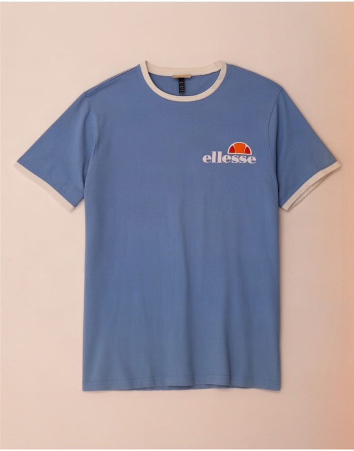 Camiseta Ellesse Hombre Top Azul Medio Algodón