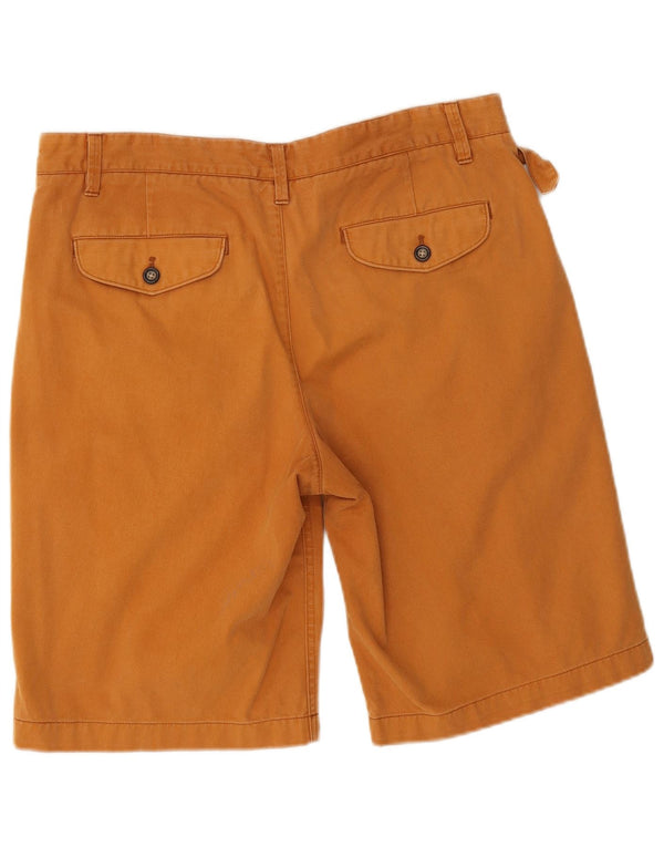 Reiss Mens Pegged Chino Shorts W34 Grande Algodón Marrón