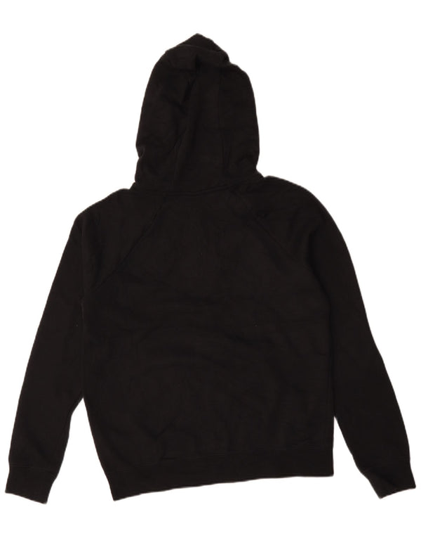 Nike Sudadera con capucha de gran tamaño con cremallera para mujer Reino Unido 10 Pequeño Algodón negro
