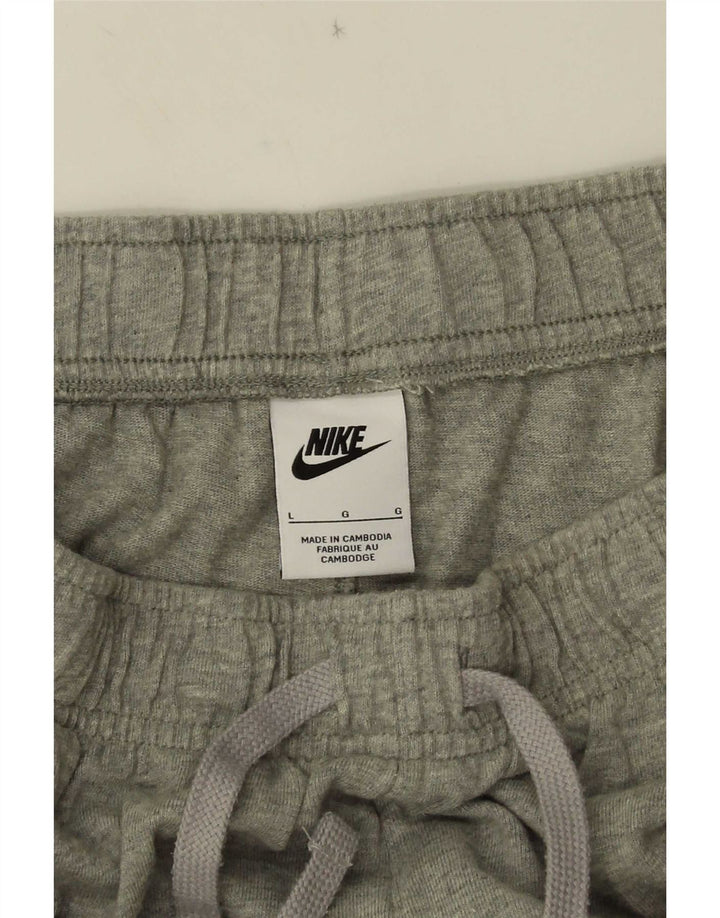 Nike - Pantalones cortos deportivos para hombre, talla grande, gris