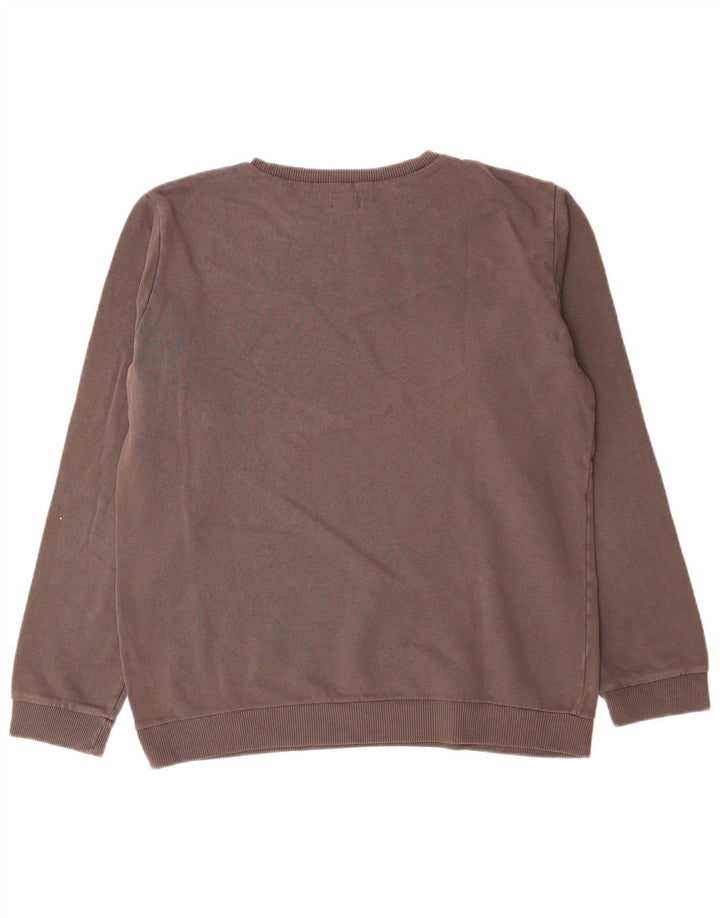 Diesel Hombre Sudadera Gráfica Jersey Pequeño Gris Colorblock