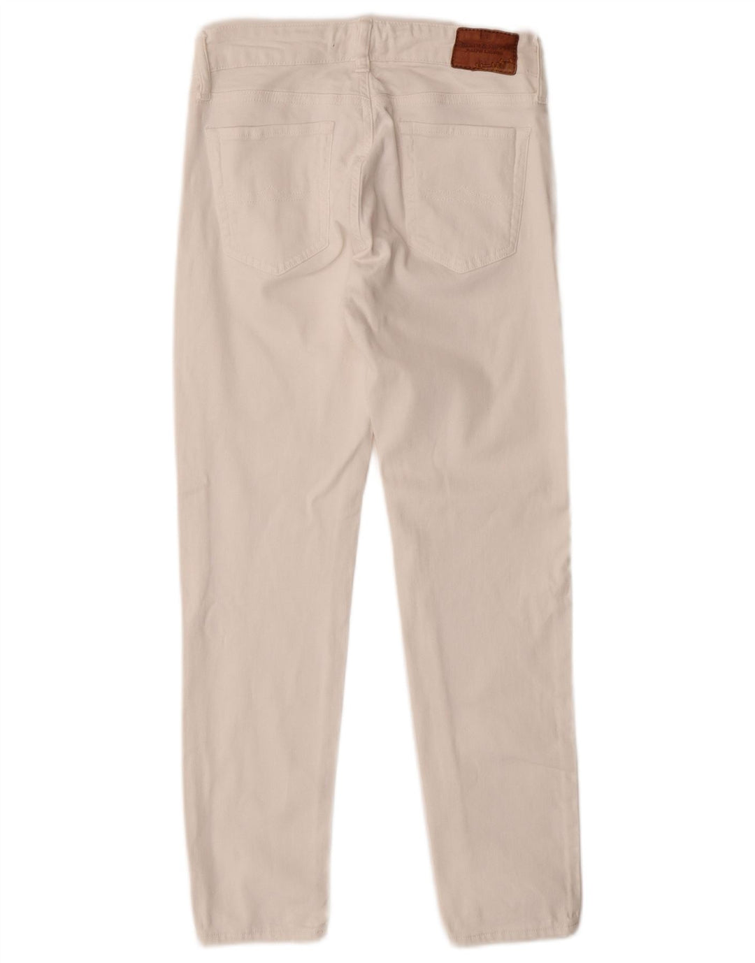 Ralph Lauren - Vaqueros ajustados para mujer W25 L25 algodón blanco