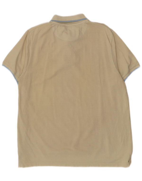 Pierre Cardin Mens Polo Shirt XL Yellow Cotton