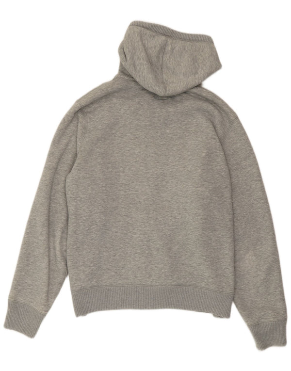 Gap - Sudadera con capucha y cremallera gráfica para hombre, talla grande, algodón gris