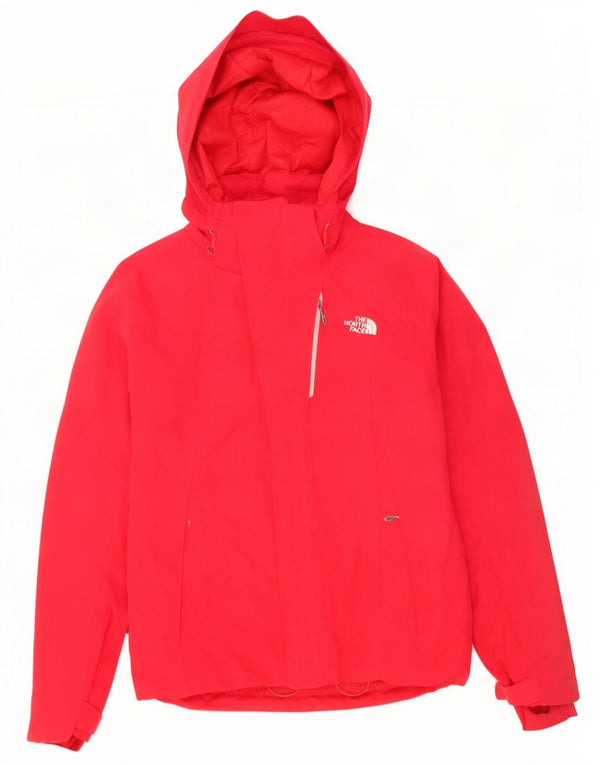 The North Face Chaqueta impermeable con capucha para mujer UK 44 Medium Red Nylon