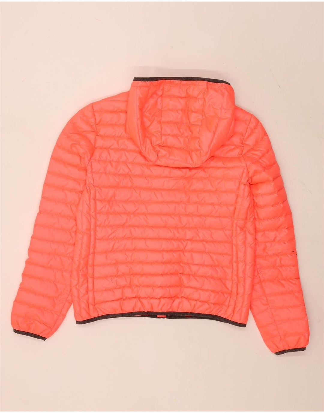 Superdry Chaqueta Acolchada Con Capucha Para Mujer UK 46 Poliéster Rosa Grande