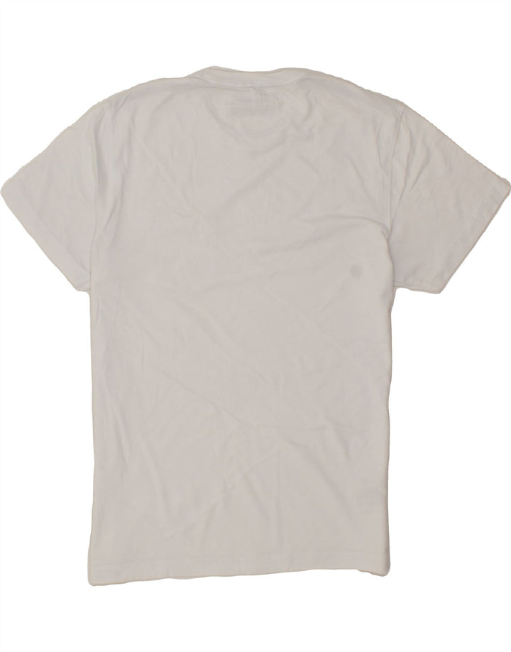 EDDIE BAUER Mens T-Shirt Top Medium White Cotton Vintage Eddie Bauer and Second-Hand Eddie Bauer from Messina Hembry 