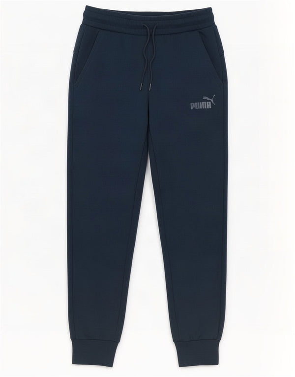 Puma Pantalones De Chándal Para Hombre Joggers Small Azul Marino Algodón