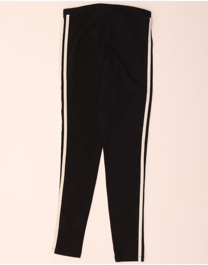 Adidas Womens Leggings UK 10 Small Black Cotton