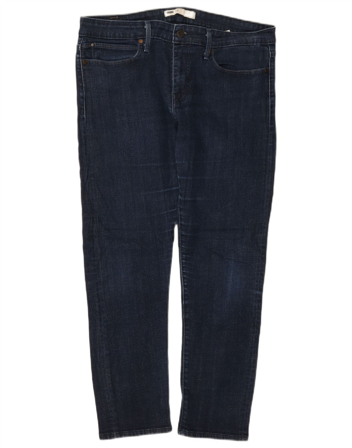 LEVI'S Vaqueros Slim Mujer W30 L27 Azul Marino Algodón