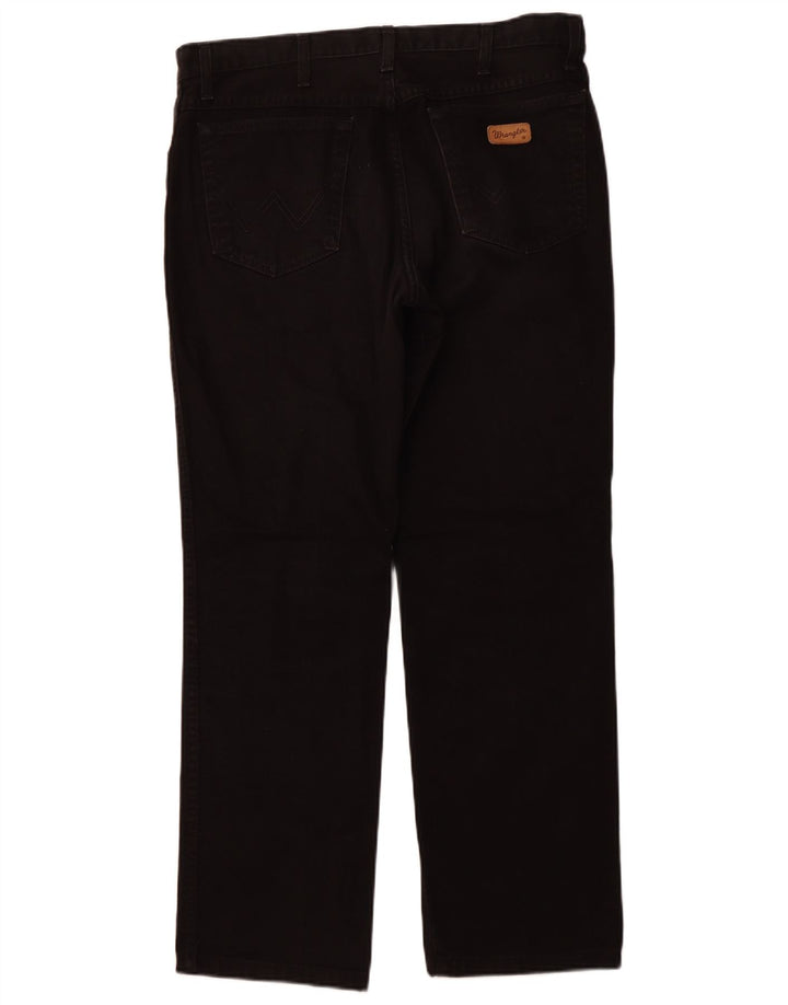 WRANGLER Vaqueros rectos Texas para hombre W36 L30 Algodón negro