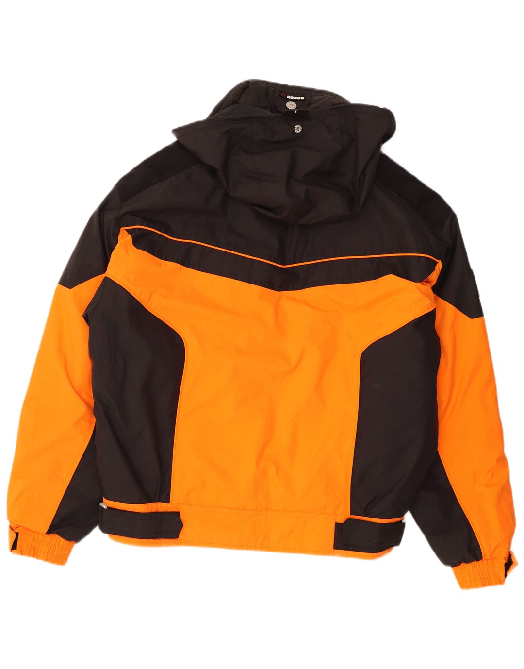 Aesse Chaqueta de esquí con capucha para hombre IT 50 Large Naranja Colorblock Poliamida