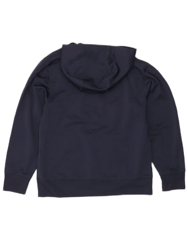 Sudadera con Capucha Gráfica Nike Boys Therma-Fit 12-13 Años Grande Azul Marino