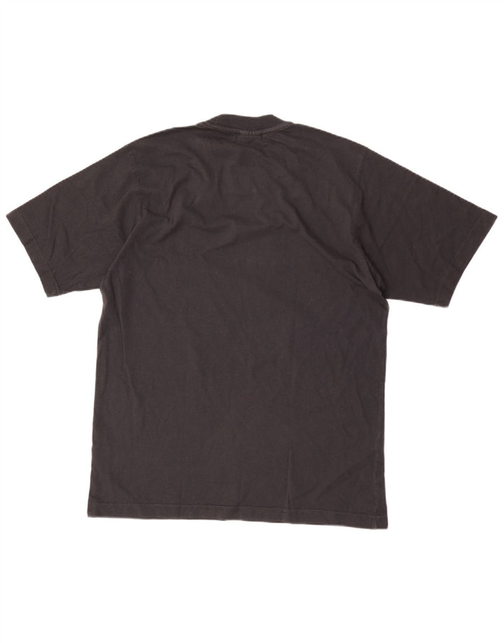 Adidas - Camiseta para hombre, talla pequeña, algodón negro