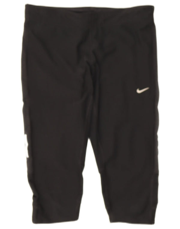 Nike - Leggings capri Dri Fit para mujer, talla M, color negro