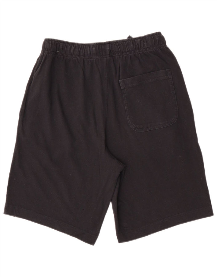 Nike - Pantalones cortos deportivos para hombre, talla pequeña, algodón negro