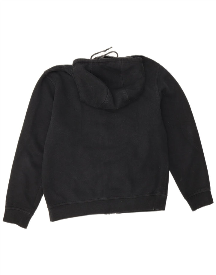 Nike - Sudadera con capucha y cremallera para hombre, talla mediana, algodón negro