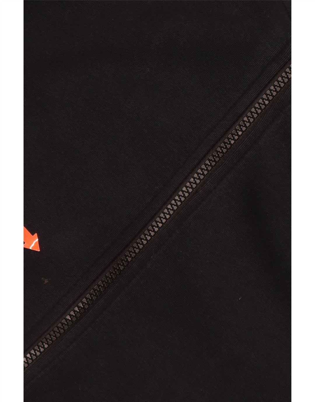 NIKE Sudadera con capucha y cremallera para hombre, algodón negro mediano