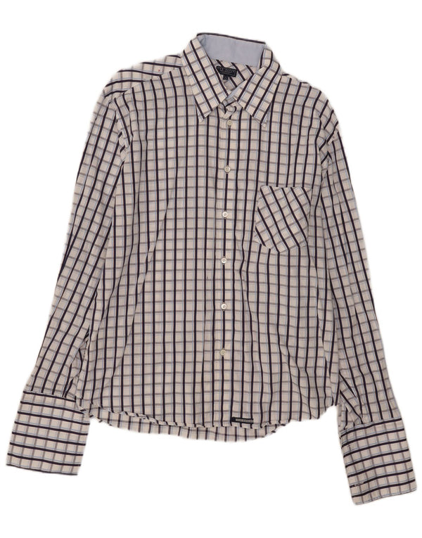Ted Baker Camisa formal para hombre Talla 5 XL Cuadros azules