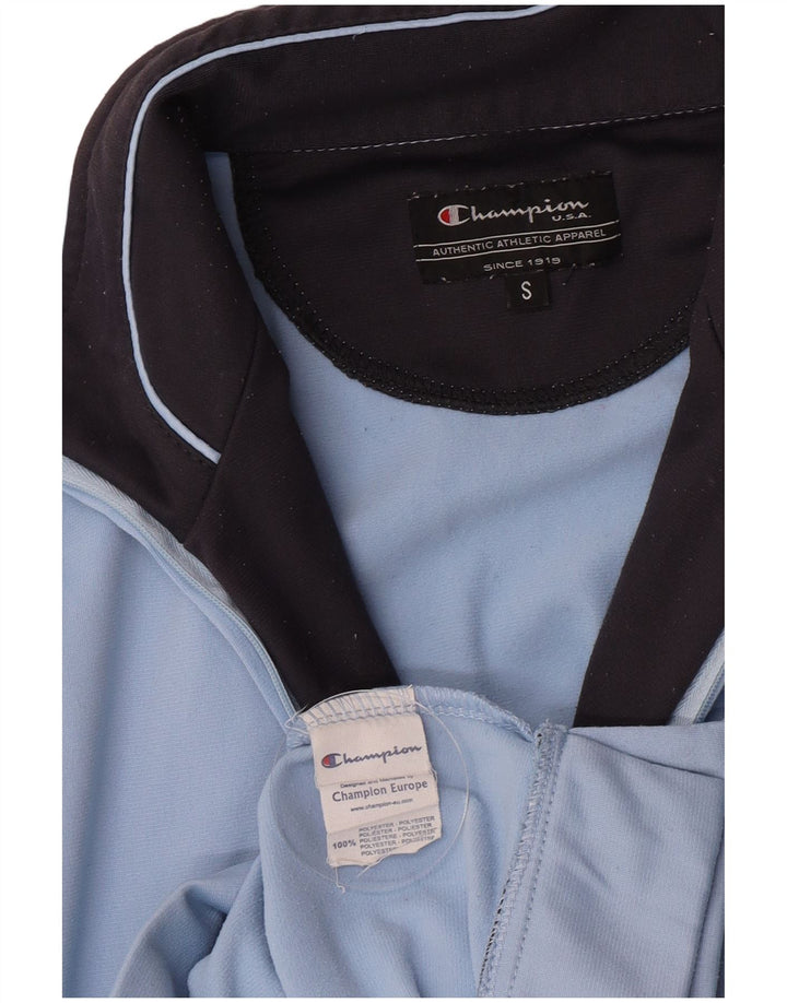 Champion Chaqueta De Chándal Para Hombre Pequeña Poliéster Azul