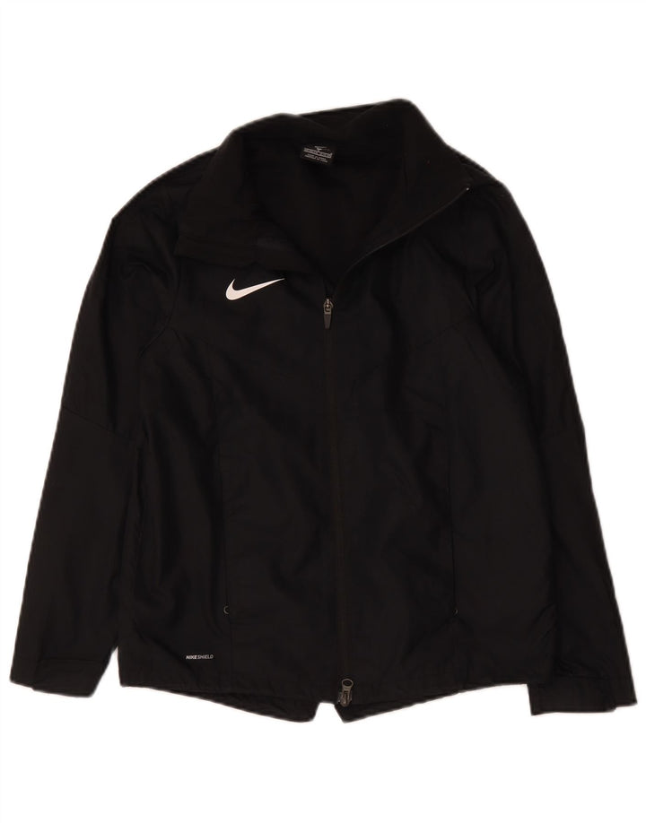 Nike - Chaqueta de chándal para niño (12 a 13 años, talla grande, poliéster), color negro