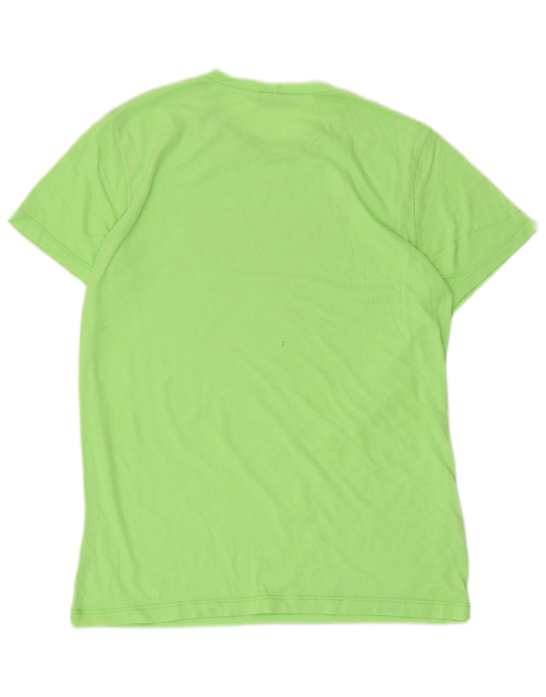 Benetton Camiseta Estampada para Mujer UK 40 Verde Medio