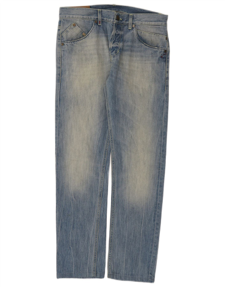 Dondup Vaqueros Rectos Hombre W32 L30 Algodón Azul