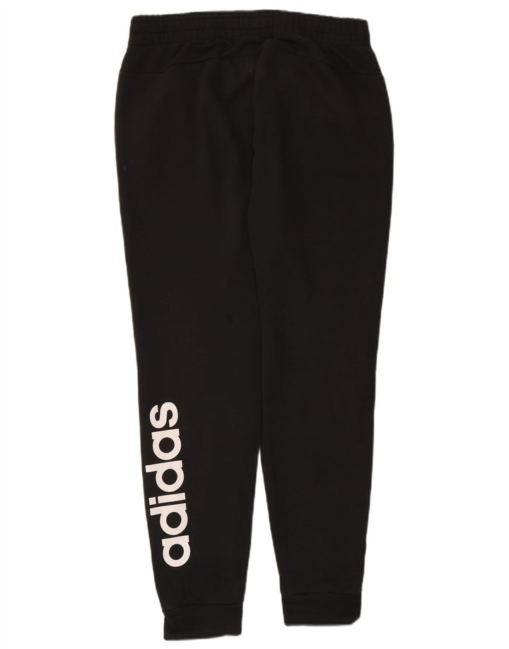 ADIDAS Pantalones de chándal gráficos para mujer Joggers UK 12/14 Mediano Negro