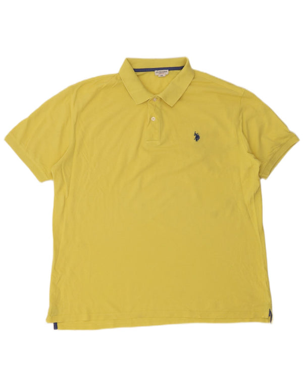 Asociación de Polo de EE. UU. Polo Hombre 2XL Amarillo