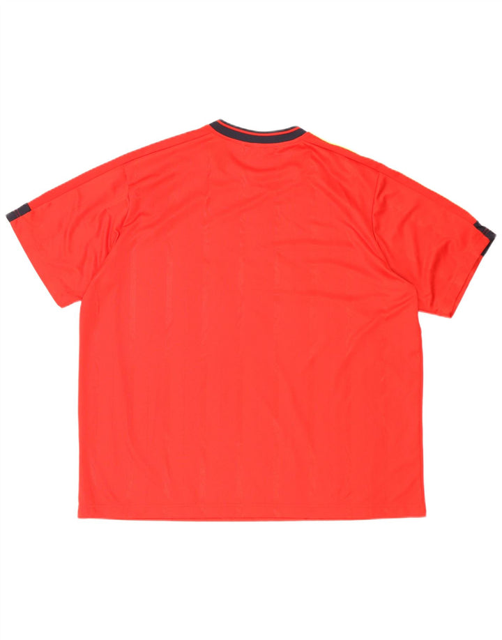 Adidas Camiseta gráfica para hombre Top 2XL Rojo