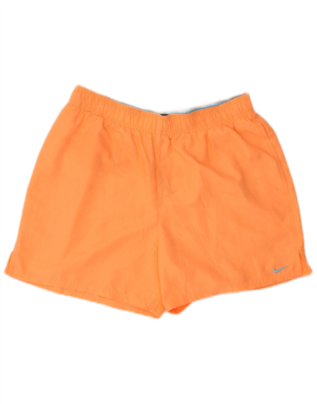 Nike - Pantalones cortos deportivos para hombre, talla grande, poliéster naranja