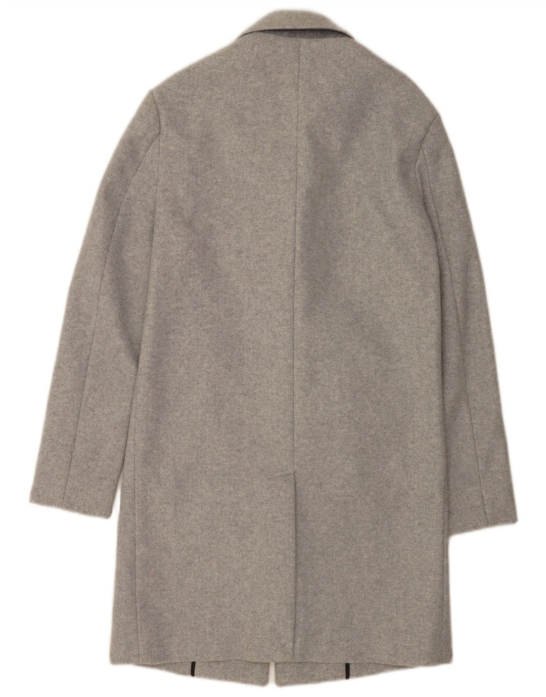 Zara Hombre Abrigo UK 34 XS Poliéster moteado gris