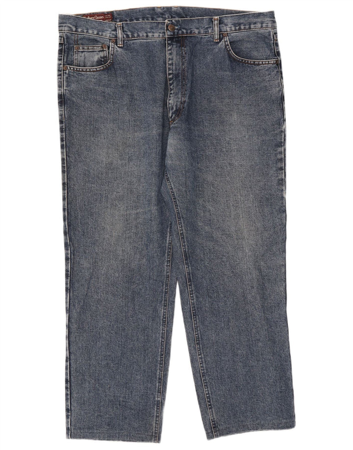 Marlboro Classics Vaqueros rectos para hombre W42 L28 Azul