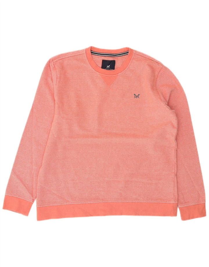 Crew Clothing - Sudadera para hombre, color rosa medio, algodón