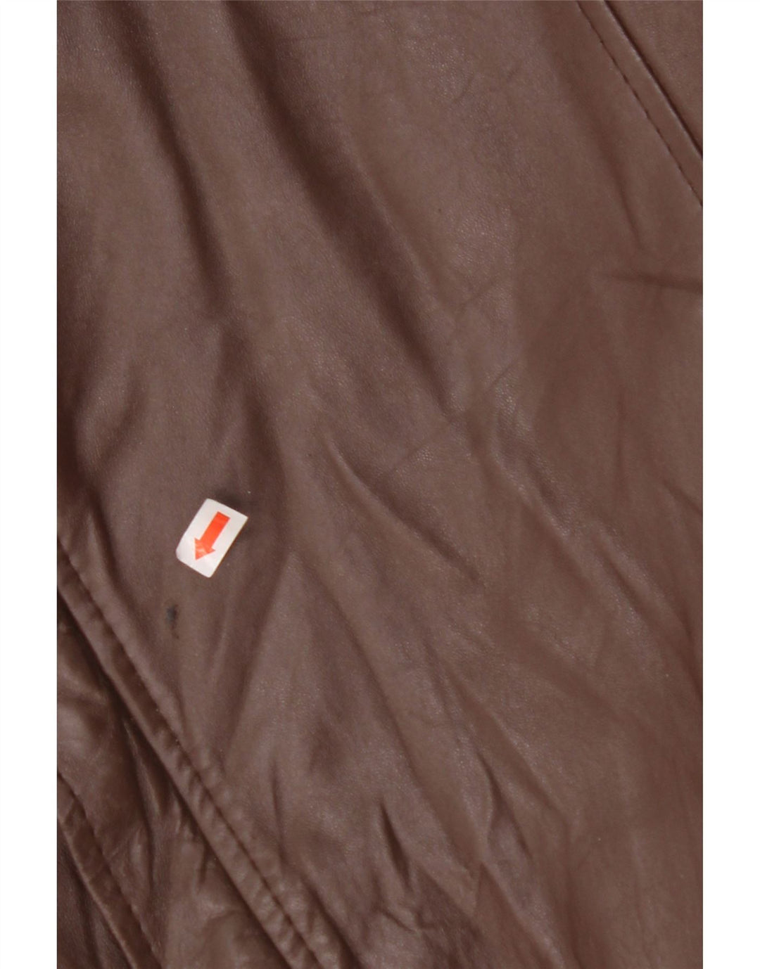 VINTAGE Chaqueta de cuero para hombre IT 56 3XL Marrón