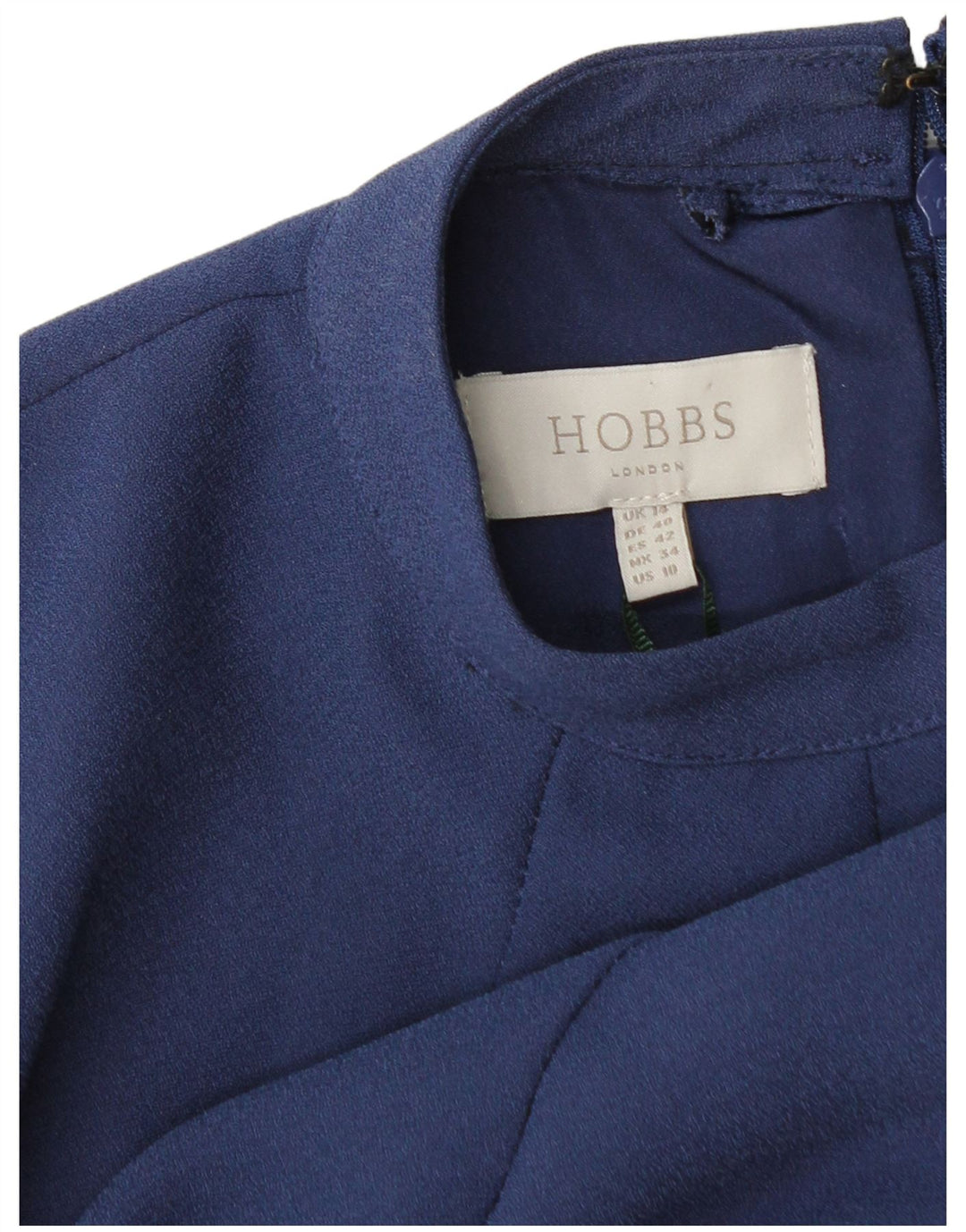 Hobbs Blusa para Mujer Top UK 40 Grande Azul Marino