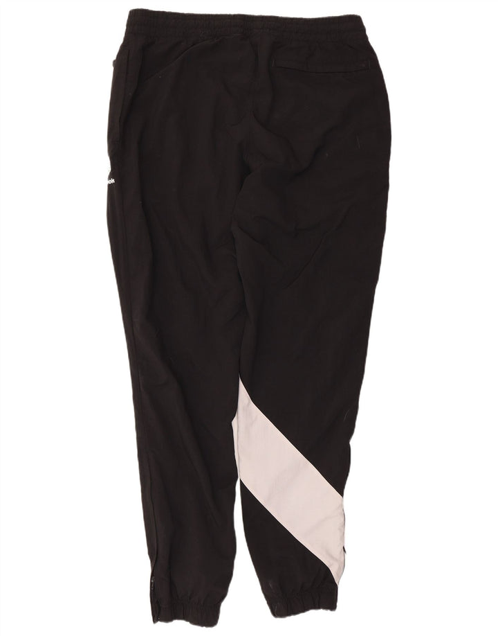 Reebok Pantalones De Chándal Hombre Joggers XL Negro Colorblock Poliéster