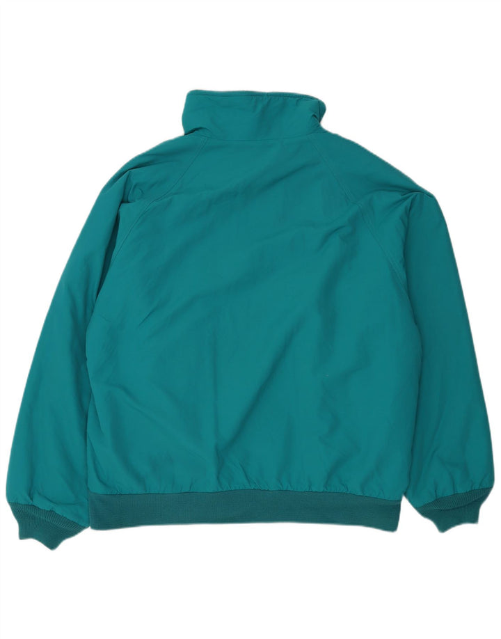 LANDS END Chaqueta cortavientos para hombre UK 42/44 Large Green Nylon