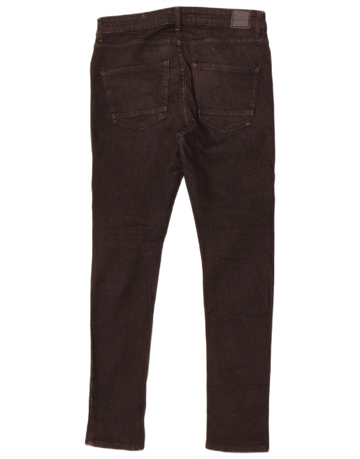 Vaqueros pitillo para hombre Bench W32 L32 Algodón negro
