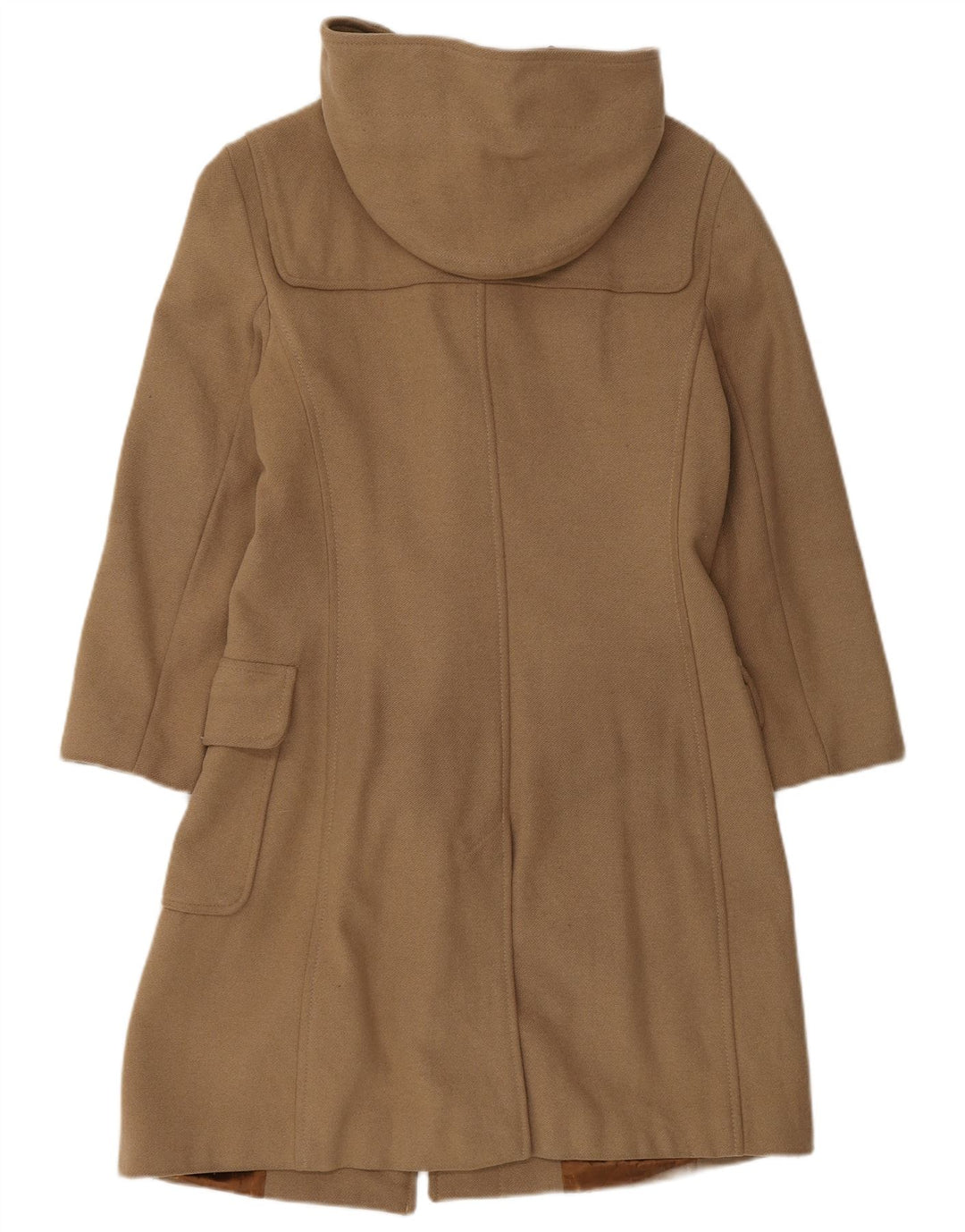 Benetton Trenca Con Capucha Para Mujer UK 40 Small Beige