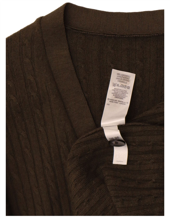 Marks & Spencer Suéter tipo cárdigan St. Michael para mujer Reino Unido 44 Grande Caqui