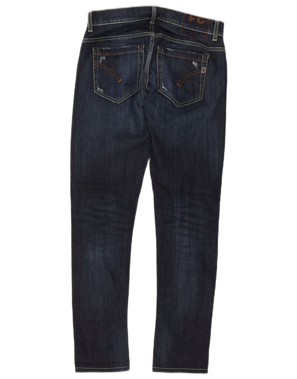 Dondup Vaqueros Slim Hombre W31 L30 Azul Marino Algodón