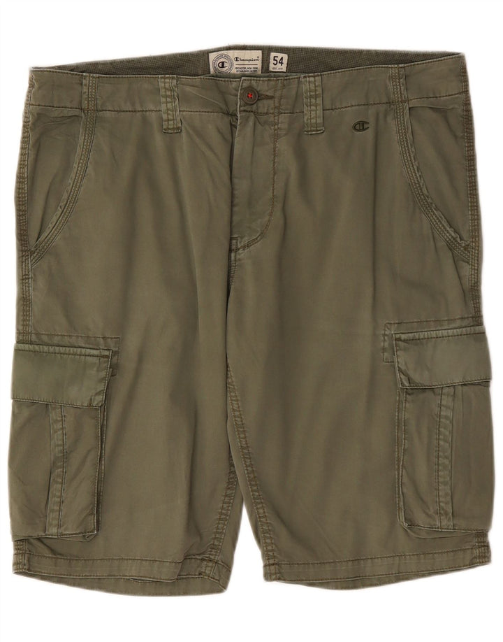 Champion Pantalones cortos cargo para hombre IT 54 2XL W38 Algodón caqui