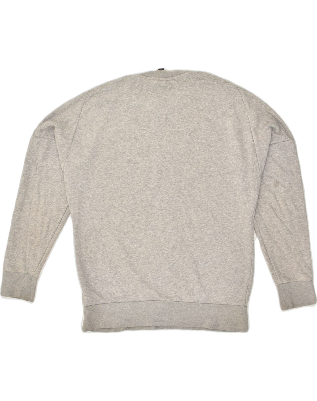 ADIDAS Mens Loose Fit Graphic Sweatshirt Jumper Medium Grey Cotton | Vintage Adidas | Thrift | Second-Hand Adidas | Used Clothing | Messina Hembry 