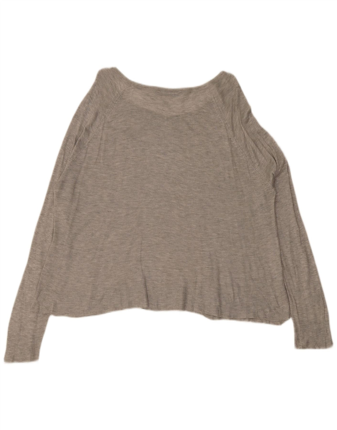 Zara Mujer Blusa Extragrande Top UK 46 Grande Gris