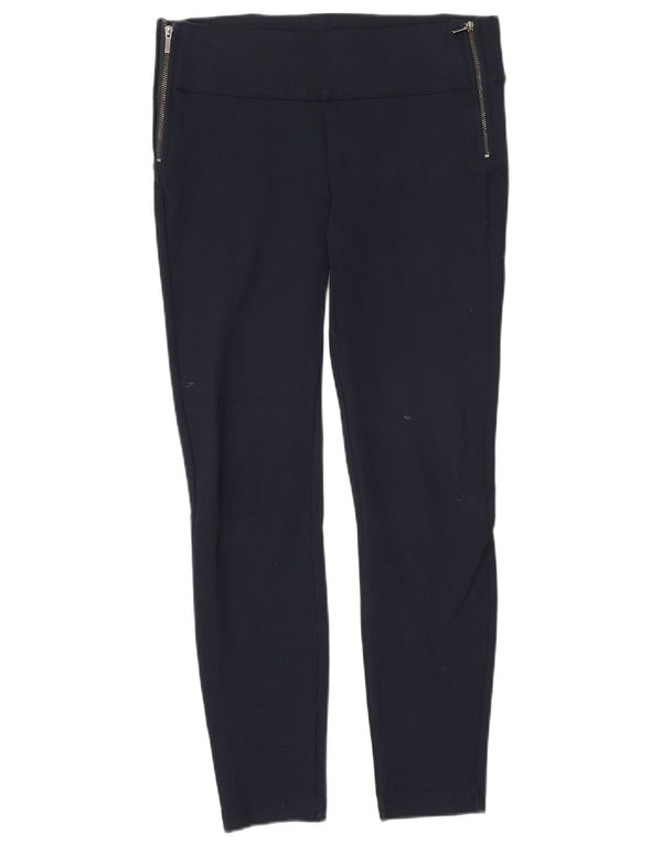 Zara Mujer Trafaluc Legging Pantalones Casuales Mediano W28 L26 Azul Marino
