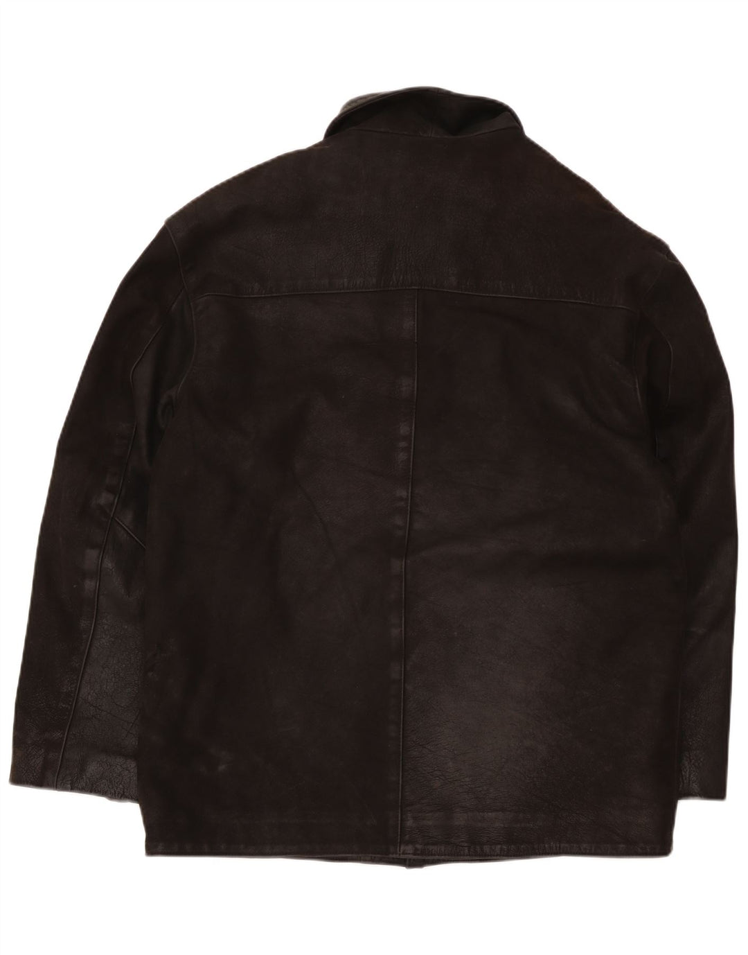 Vintage hombres chaqueta de cuero Reino Unido 40 marrón grande